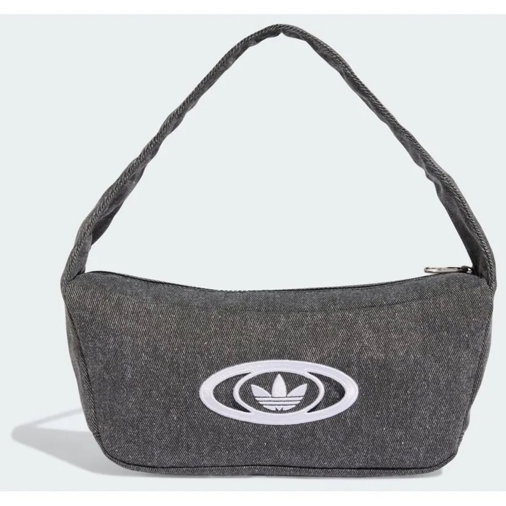 Adidas Charcoal Shoulder Bag NWT 11 x 6 inches Y2K